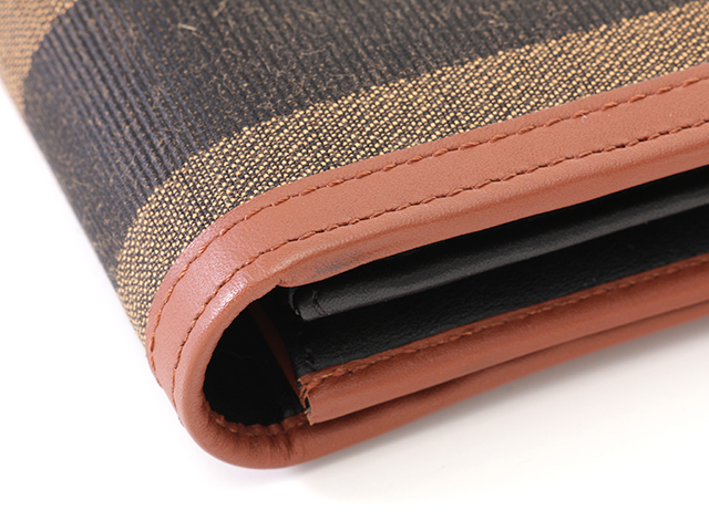 FENDI フェンディ 小物 財布 ペカン 二つ折りZIP長財布 8M0298  