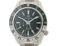 GRAND SEIKO グランドセイコー メンズ オートマチック スポーツコレクション スプリングドライブ GMT SBGE295 グリーン文字盤 SS【472】HK