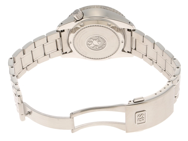 GRAND SEIKO グランドセイコー メンズ オートマチック スポーツコレクション スプリングドライブ GMT SBGE295 グリーン文字盤 SS【472】HK