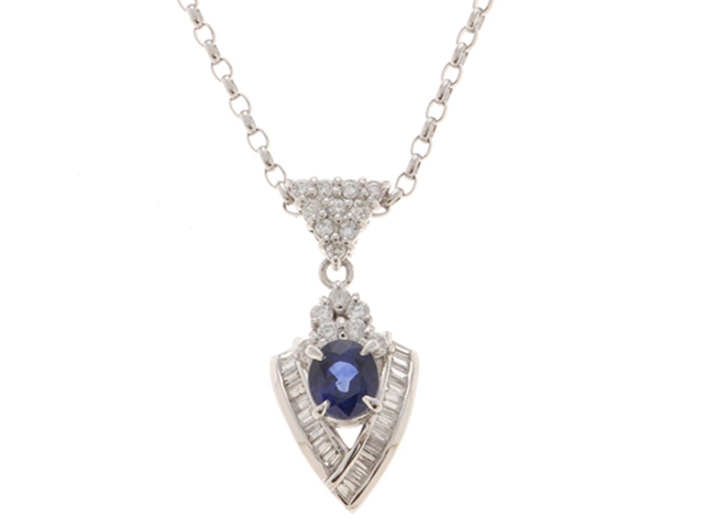 ✨ete pt850チェーン　pt900 ダイヤ　トップ✨ ダイヤモンドプチネックレス Pt900 0.5ct Pt850 チェーン