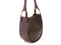 LOEWE ロエベ  ハンモック スライス バッグ A538HHSX01 7240 レザー ダークバーガンディ【460】2143600385691A