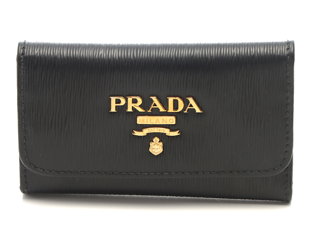 PRADA キーケース 6連 楽天市場】PRADA プラダ レザー6連キーケース型押し
