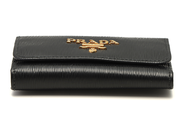 PRADA プラダ 6連キーケース ブラック ヴィッテロムーブ 1PG222