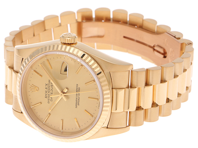 user_b368cea0です‼️ ROLEX ロレックス ギャラ有 R番 デイトジャスト 16238 イエロー