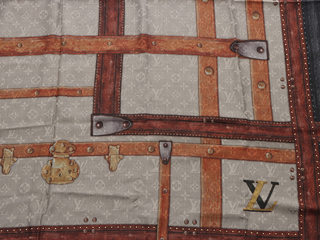 Louis Vuitton ルイヴィトン ショール・モノグラムタイムトランク