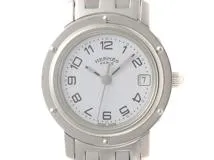 HERMES エルメス クリッパー CL4.210 ステンレススチール クォーツ