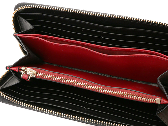 【付属品完備】ヴァレンティノ 財布 VLTN ブラック レザー VALENTINO ヴァレンティノ VLTN 財布 二つ折財布 ﾌﾞﾗｯｸ ｶｰﾌ ロゴ