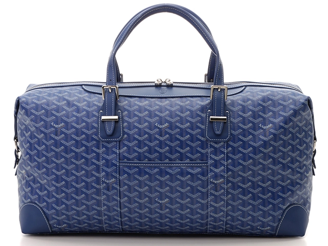 GOYARD ゴヤール バッグ ボーイング50 ボストンバッグ ブルー コーティングキャンバス カーフ【473】 の購入なら「質」の大黒屋（公式）