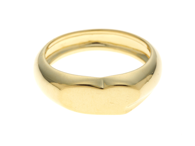 Tiffany Co ティファニー 指輪 カーブドハートリング イエローゴールド Yg 5 1g 9号 430 の購入なら 質 の大黒屋 公式