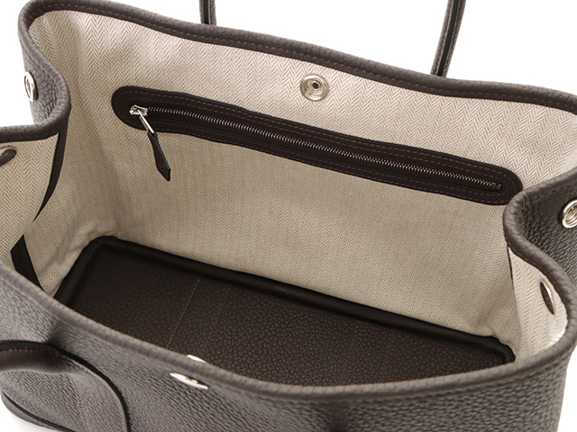 エルメス HERMES ガーデンパーティTPM ダークブラウン エベンヌ