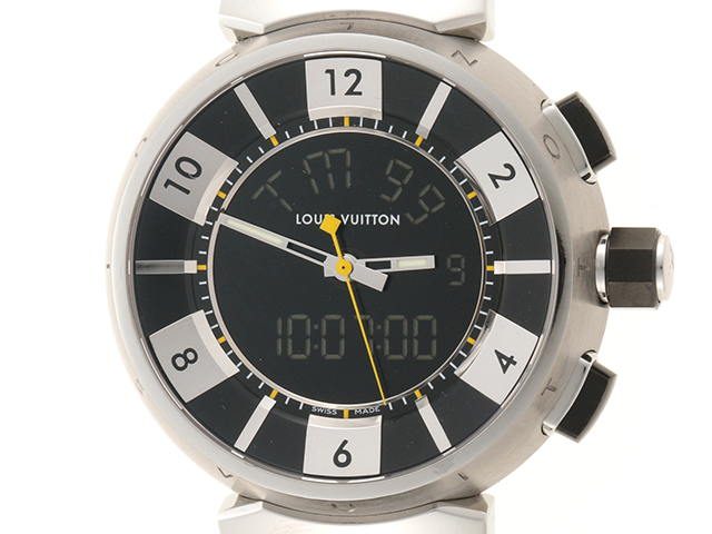 LOUIS VUITTON ルイ・ヴィトン  タンブールインブラック  Q118N  メンズ 腕時計
LV
