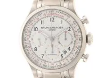 ボーム＆メルシェ BAUME & MERCIER クリフトングラフ　クロノグラフ MOA10370 ブラック ステンレススチール SS 自動巻き メンズ 腕時計