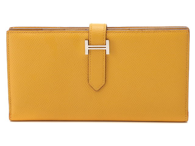 HERMES エルメス 財布 2つ折り財布 ベアンスフレ ジョーヌドール HERMES エルメス 財布 2つ折り財布 ベアンスフレ ジョーヌドール