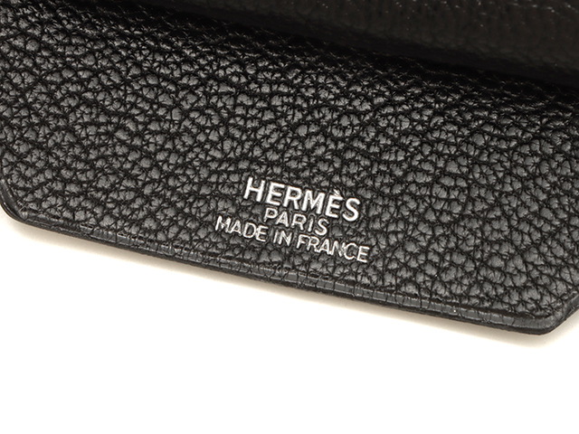 HERMES エルメス クロシェット ブラック/シルバー【430