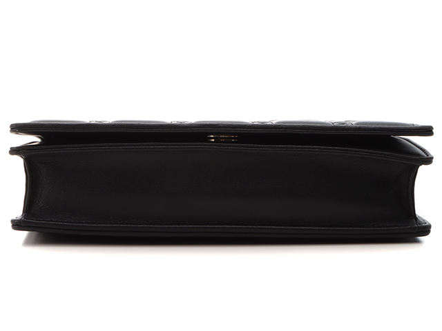 Dior ディオール レディディオールカナージュポーチ ブラック