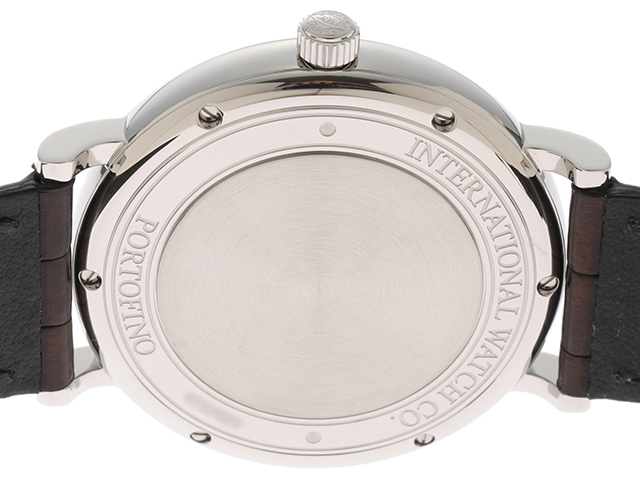 IWC ポートフィノ IW356517 シルバー文字盤 SS/革ベルト ステンレス