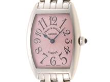 FRANCK MULLER　フランクミュラー　トノーカーベックス　1752QZ　ピンク　レディース　クオーツ　SS　2143700143108　【430】