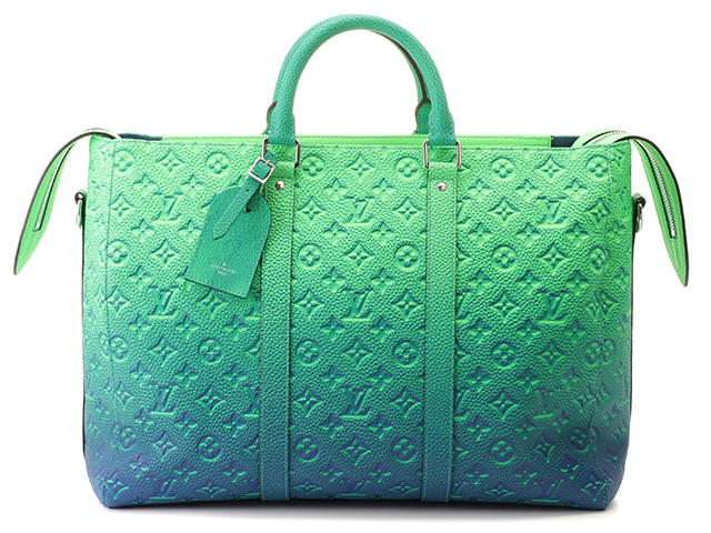 Louis Vuitton Keepall Triangle Monogram Mesh 50 Turquoise in Mesh