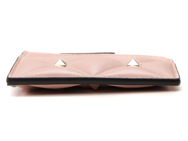 ヴァレンティノ ロックスタッズ コインケース カードケース 小銭入れ ミニ財布 VALENTINO ロックスタッズ カードホルダー コインケース＆カード
