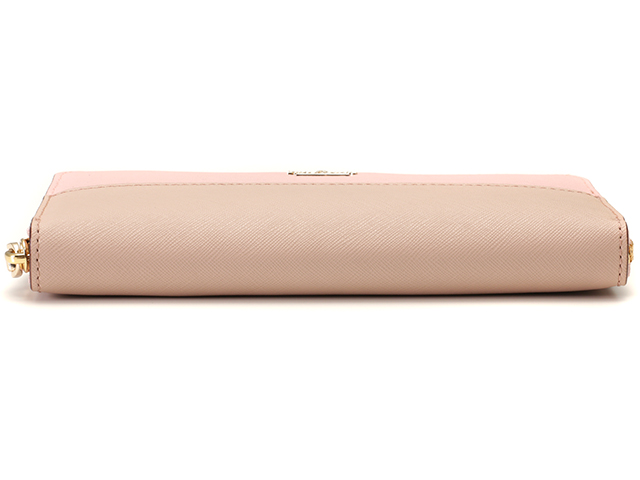 kate spade ラウンドファスナー長財布 ピンク/ベージュ kate spade ラウンドファスナー長財布 ピンク/ベージュ