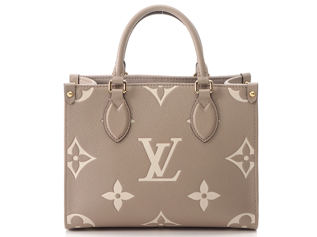 LOUIS VUITTON ルイヴィトン オンザゴーPM Ｍ45779 アンプラント トゥルトレール／クレーム【430】2143700152483  の購入なら「質」の大黒屋（公式）