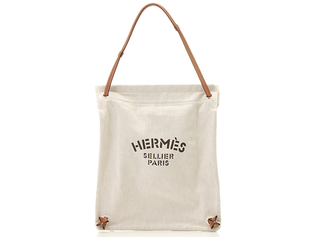 HERMES エルメス アリーヌ ベージュ/ブラウン Y（2020年頃