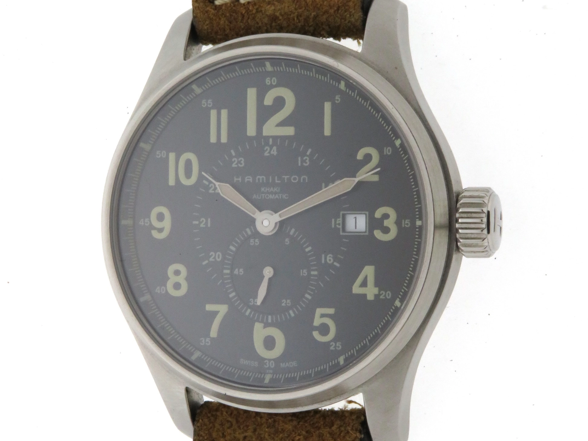 文字盤の色ブラック系HAMILTON　ハミルトン　カーキフィールド　H706550　自動巻き腕時計