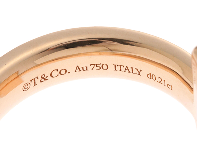 TIFFANY＆CO ティファニー リング Tワンリング ダイヤモンド PG