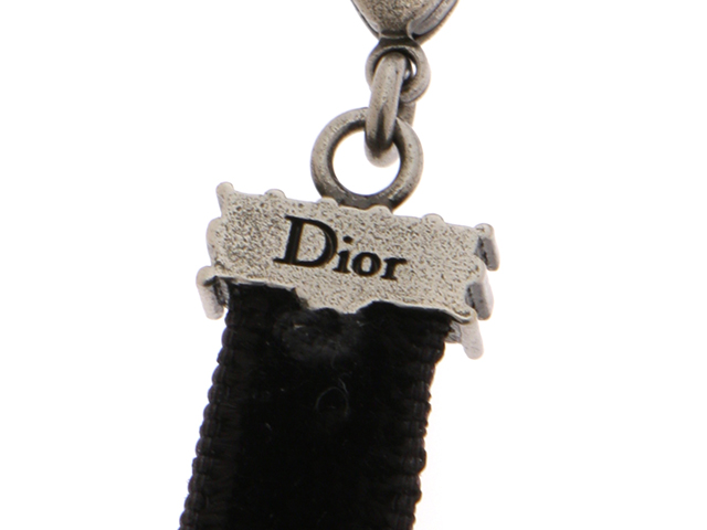 Dior　ディオール　スターチョーカー　ブラック　ベロア／ラインストーン　【471】2143700164554