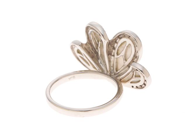 JEWELRY ジュエリー リング K18ホワイトゴールド 白蝶貝