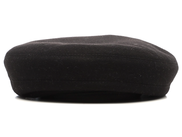 HERMES エルメス ベレー帽 ブラック カシミア 57サイズ 【472】 の購入 ...
