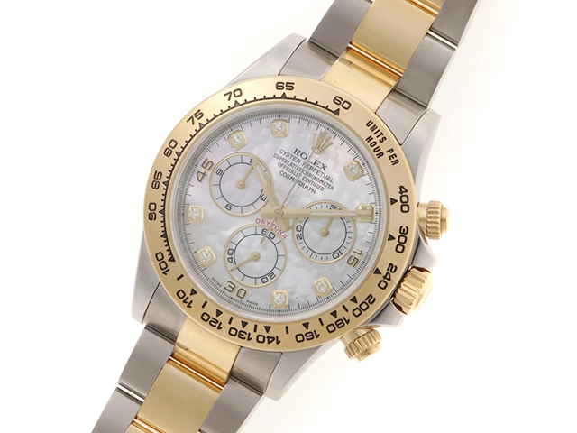 ROLEX ロレックス デイトナ 116503NG YG/SS ホワイトシェル文字盤 自動巻き メンズ 100m防水 【432】2143700170647