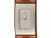 HERMES　エルメス　女性用腕時計　レディース　シェルシュミディ　ステンレス　革　CM1.210　クオーツ　【434】