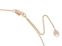 DAMIANI ダミアーニ 貴金属 ジェエリー ベルエポックネックレス XSサイズ ピンクゴールド（K18） ダイヤモンド 8.2g 2143700172382【430】
