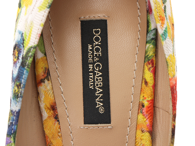 Dolce&Gabbana ドルチェ&ガッバーナ フラワービジューパンプス Dolce&Gabbana ドルチェ&ガッバーナ フラワービジューパンプス
