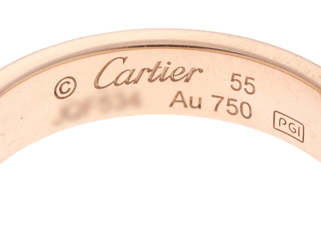 Cartier カルティエ 指輪 ミニラブリング ピンクゴールド 1P