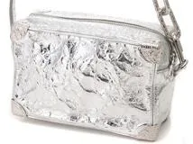 ルイヴィトン　ソフトトランク　シルバー　ストラップ付き　美品 LOUIS VUITTON ルイ・ヴィトン ショルダーバッグ ミニ・ソフト