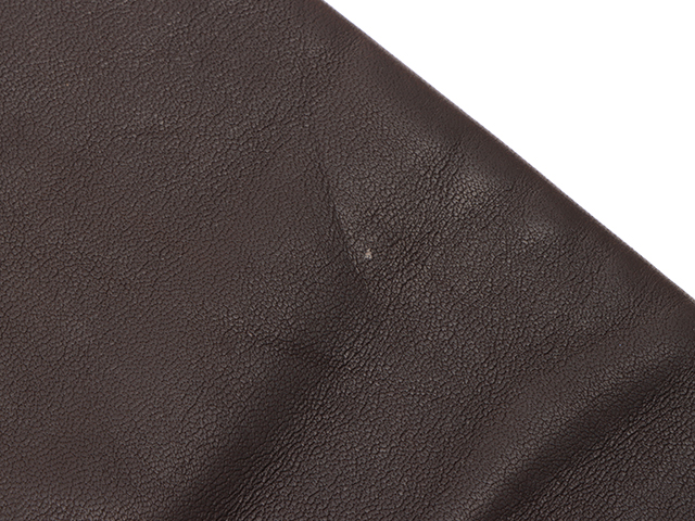 エルメス　黒のレザーのロンググローブ サイズ7 HERMES エルメス ロンググローブ ブラウン/ゴールドメタリック
