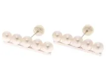TASAKI タサキ バランスシグネチャー ピアス K18ホワイト