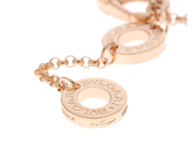 BVLGARI ブルガリブルガリ ネックレス K18ピンクゴールド 白蝶貝