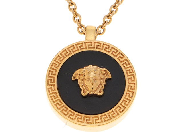 VERSACE メデューサメダリオンネックレス VERSACE メダリオンメデューサネックレス メタル シルバー
