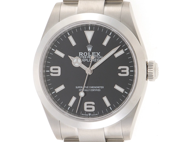 2024年11月正規品 ROLEX ロレックス 224270 エクスプローラーⅠ 40ｍｍ ブラック文字盤 ステンレス 自動巻き【472】SJ