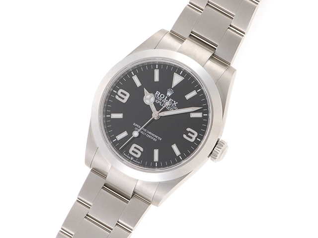 2024年11月正規品 ROLEX ロレックス 224270 エクスプローラーⅠ 40ｍｍ ブラック文字盤 ステンレス 自動巻き【472】SJ