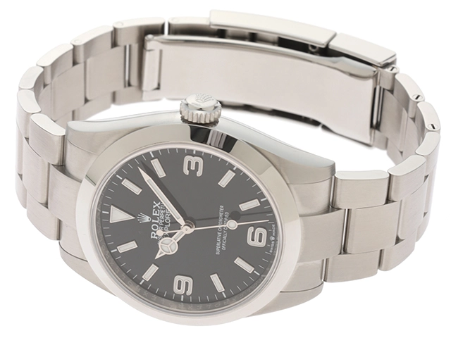 2024年11月正規品 ROLEX ロレックス 224270 エクスプローラーⅠ 40ｍｍ ブラック文字盤 ステンレス 自動巻き【472】SJ
