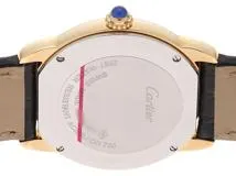 Cartier カルティエ 時計 ロンドソロSM W6700355/2987 シルバー文字盤 YG/SS/クロコダイルレザー クォーツ レディース（2143700183265）M【200】