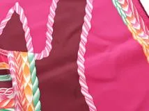 HERMS　エルメス　スカーフ　カレ90　ROBE DU SOIR　ピンク/マルチ　2143700184118　【200】