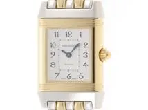 JAEGER-LECOULTRE ジャガー・ルクルト 腕時計 レベルソ デュエット 266.5.44(Q266511F)  シルバー／ホワイトシェル文字盤 K18イエローゴールド/ステンレス 手巻き【472】SJ