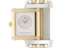 JAEGER-LECOULTRE ジャガー・ルクルト 腕時計 レベルソ デュエット 266.5.44(Q266511F)  シルバー／ホワイトシェル文字盤 K18イエローゴールド/ステンレス 手巻き【472】SJ