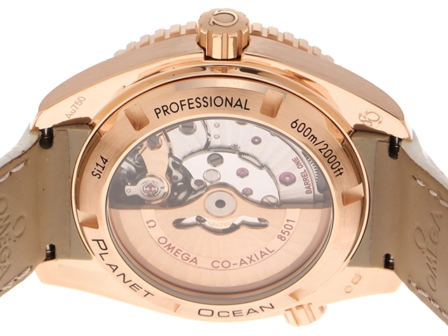OMEGA　オメガ　232.58.42.21.04.001　シーマスター プラネットオーシャン　ダイヤベゼル　18PG　男女兼用　腕時計（2143700185443）【432】