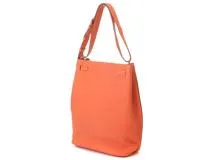 HERMES　エルメス　ショルダーバッグ　SOケリー26　オレンジ・SV金具　トゴ　X刻印・2016年頃製造　【472】HA
